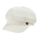 thumbnail image 1 of Sombrero de mujer con circunferencia de 56-58 cm, gorro octogonal, gorro retro, boina informal con lengua de pato y visera, gorro protector solar, 1 of 5