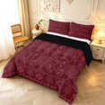 thumbnail image 2 of Homewish Vintage Tree Of Life Queen Comforter Set,Rustic Western Aztec Comforter Sets Queen,Red,Black Reversible,3-Piece,1 Comforter and 2 Pillowcases, 2 of 7