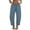 Light Blue, variant on Womens Fashion Summer Essentials Clothing Women's Banana Shaped Sports Pants Loose Fit with Elastic Waist Cropped Pants Casual Pants for Women