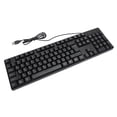 thumbnail image 1 of 104 Key Computer Keyboard, Russian, Spanish, French Keyboard, 4.9ft Cable USB Wired Small Language Gaming Keyboard, for PC Laptops, 1 of 7
