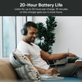 thumbnail image 5 of Restored Wyze Hybrid Active Noise Cancelling Headphones, Wireless Bluetooth Over Ear - 40dB ANC, 20H Playback, 𝐀𝐥𝐞𝐱𝐚 𝐁𝐮𝐢𝐥𝐭-𝐈𝐧,Foldable Comfort for Travel Office, 5 of 7