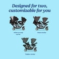thumbnail image 3 of Graco DuoGlider Click Connect Double Stroller, Grey, 3 of 8