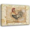 thumbnail image 1 of Kimberly Poloson 44x36 Gallery Wrapped Canvas Wall Art Titled - Rustic Farmhouse Rooster II, 1 of 4