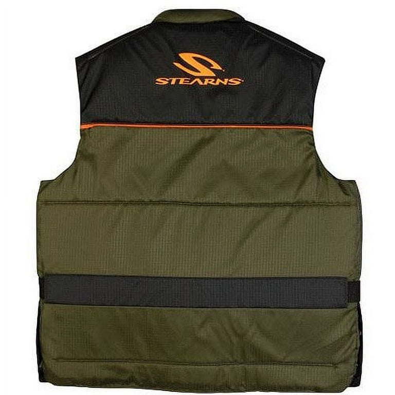 Stearns Unisex Adult Small Flotation Fishing Vest, Green 