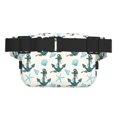 thumbnail image 3 of Disketp Anchors And Shells Riñonera de Doble Capa, Bolsa de Cintura Ajustable para Viajes, Correr y Senderismo, Riñonera Ligera para Hombre y Mujer, 3 of 9