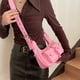 thumbnail image 2 of Bolso Mano Crescent Bag Mujer Correa Ajustable PU Cuero, 2 of 9