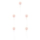 thumbnail image 1 of Monstrate Kit de decoración de pasteles Globos Herramientas para hornear Fuente de fiesta de espuma para bricolaje Rosa Rosado 5piezas, 1 of 6