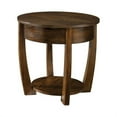 thumbnail image 2 of Hammary Concierge Round End Table in Brown, 2 of 2