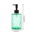 thumbnail image 4 of Unique Bargains 1 Pc Diamond-shaped Soap Dispenser 11.16oz Green Black, 4 of 6