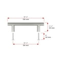 thumbnail image 6 of Richelieu BP20596900 3-3/4" Center To Center Bar Cabinet Pull - Black, 6 of 7