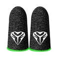 thumbnail image 1 of 1 par de fundas para los dedos para PUBG, transpirables, a prueba de sudor, para la punta de los dedos (verde), 1 of 7