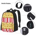 thumbnail image 3 of Easygdp Popcorn Mochila para Niños y Niñas con Set de Caja de Almuerzo y Estuche para Lápices 3 en 1, Mochila Escolar Estampada para Adolescentes, 3 of 7