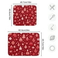 thumbnail image 3 of Christmas Decorations Red Dish Drying Mat Dish Drainer Rack Mats Water Absorbent Non-Slip Easy Clean Heat Resistant for Kitchen Counter, 3 of 8