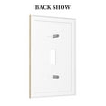 thumbnail image 2 of KLL Gold Glitter Pattern Electrical Outlet Covers, 3" x 5" 1 Pack Electric Receptacle Plug Covers for Decorator Receptacle Outlet & Switch-Style T, 2 of 6