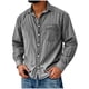 thumbnail image 1 of Ceisia Men's All Gift Seasons Casual Solid Color Denim Button-Up Turndown Collar/Lapel Long Sleeve Jacket - Comfortable Daily O utdoor Wear, 1 of 4
