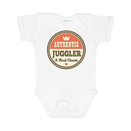 

Inktastic Vintage Juggler Real Classic Gift Baby Boy or Baby Girl Bodysuit