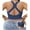 Navy, variant on Fatuov Athletic Bras for Women Seamless Breathable Bras for Exercise, Wireless High Impact