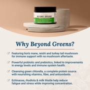 Live Conscious Beyond Greens Superfood Powder with Chlorella, for Men and Women, 500mg, 30 Servings