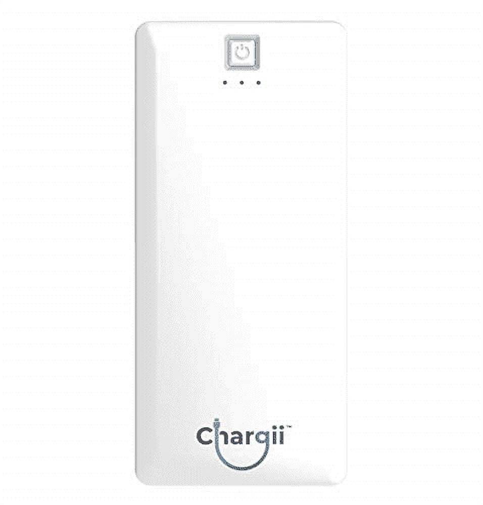 Chargii Android Power Bank -Cell Phone Battery Pack Compact with High-Performance Cells & 2 USB Output-White