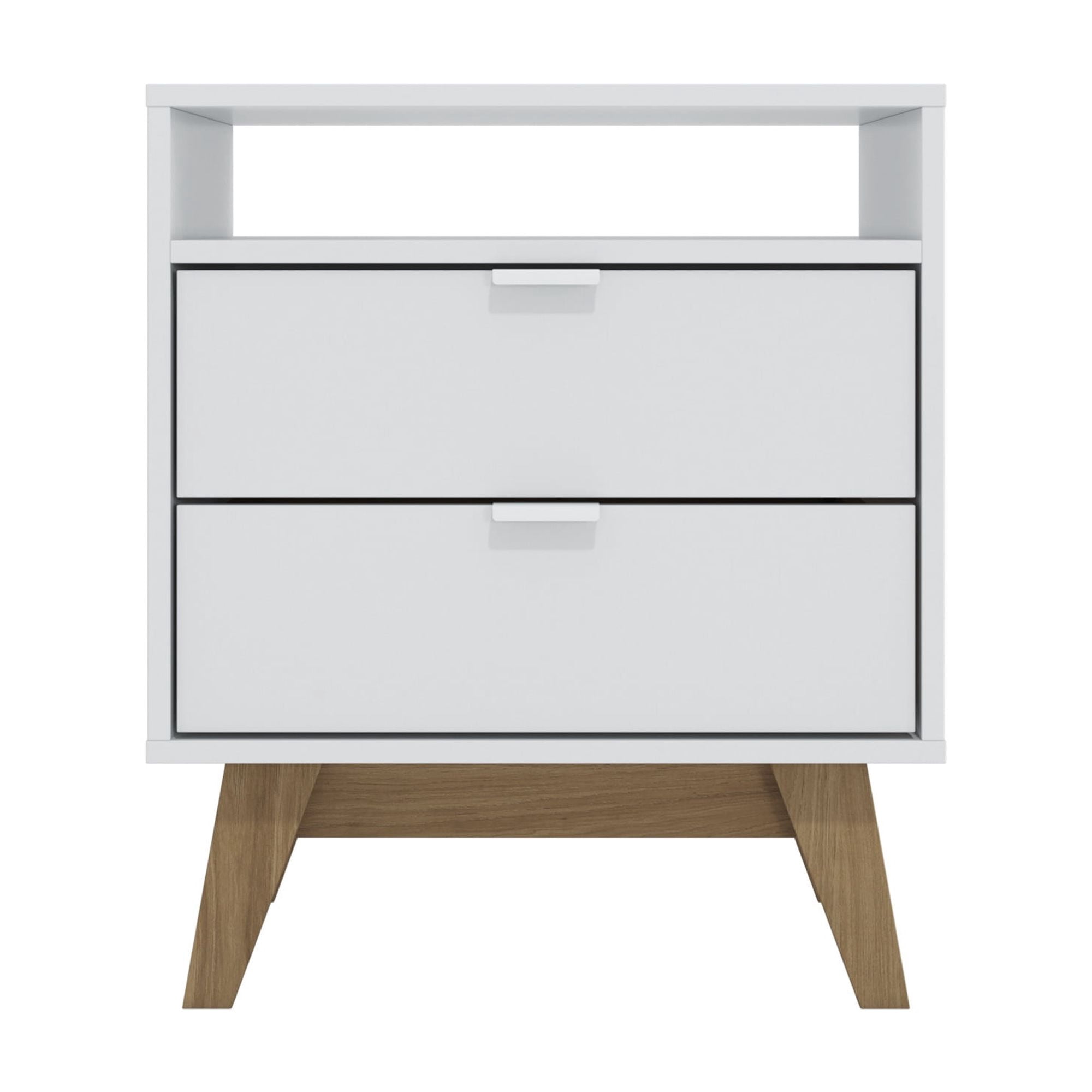Kappesberg Hanford 3-Piece Bedroom Set, One 6-Drawer Dresser & Two 2-Drawer Nightstands, White, for Adults and Teens