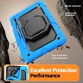 thumbnail image 6 of for Samsung Galaxy Tab S8 Plus/S7 FE/S7+ Plus Case 12.4 inch, 360 Rotating Shockproof Cover with Stand, Handle, Shoulder Strap, Sky Blue, 6 of 7