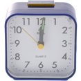 thumbnail image 3 of Small Travel Alarm Clock Analog Quartz Alarm Clock for Bedside Nightstand - Dark Blue, 3 of 6