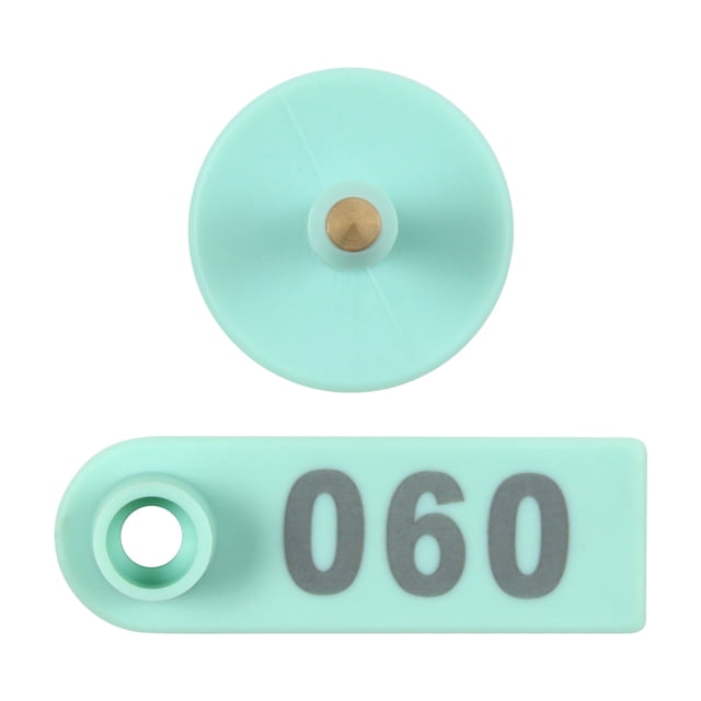 Amdohai 100 Pcs Marqueur d'Oreille de Bétail Numéroté Oreille de Mouton 001-100