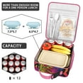 thumbnail image 4 of Rainbow Zebra Insulated Lunch Box Women Reusable Lunch Tote Bag Fit Most Bento Boxes Lunch Box Containers Picnic Travel, 4 of 6