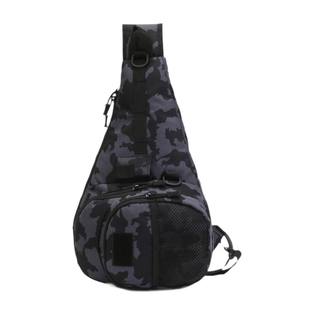 Bolsa para aparejos de pesca al libre, versátil, ideal para acampar, trabajar, hacer senderismo y practicar deportes. Gris