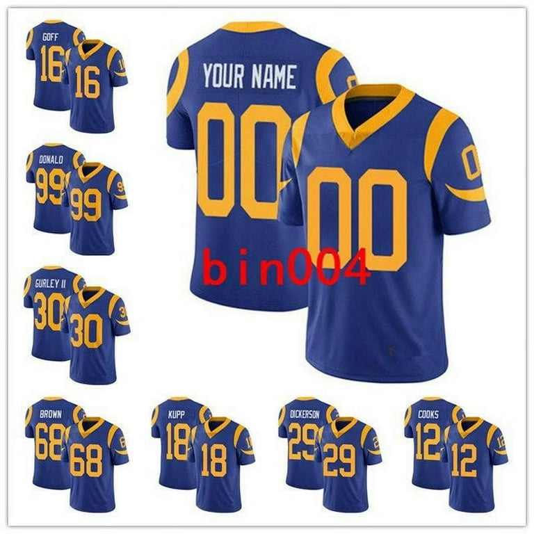 Aaron donald sales royal blue jersey