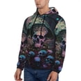 thumbnail image 3 of Cauagu Forest Mushroom Skull for Men's Pullover Hooded Sweatshirt Athletic Casual Hoodie Aautumn Hoodie Sweatshirt for Men Pullover Casual Hooded Sweatshirt-XX-Large, 3 of 7