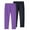 Purple 3, variant on Tungbrin 2 Pack Girls Leggings Casual High Waisted Full Length Stretchy Leggings Spring Thin Footless Tight Pants