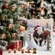 thumbnail image 3 of Calendario de Adviento de Navidad 2025 con diseño de vaca. Adorno colgante para el calendario de Adviento de los 24 días de Navidad., 3 of 4