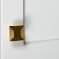 thumbnail image 3 of GlideRite 1.375 in. Modern Square Cabinet Knobs, Brass Gold, Pack of 10, 3 of 3