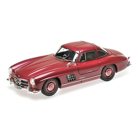 Minichamps Indy Car 1954 Mercedes 300 SL Gullwing W198 I Strawberry Red Limited Edition to 336pcs 1/18 Diecast Model Car by Minichamps ()