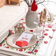 thumbnail image 5 of Ensemble de 4 Napperons Réutilisables pour Décoration de table de Cuisine de la Saint-Valentin, 5 of 5