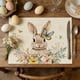 thumbnail image 1 of Decoraciones de Pascua, adornos de Pascua, regalos de Pascua, manteles individuales con temática de Pascua, manteles con estampados de conejos y huevos de Pascua, manteles individuales para decoración, 1 of 6