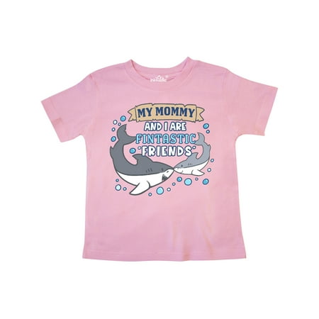 

Inktastic My Mommy and I are Fintastic Friends Cute Sharks Gift Toddler Boy or Toddler Girl T-Shirt