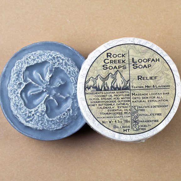 Rock Creek Soaps - Loofah Soap - Relief