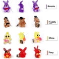 thumbnail image 4 of FNAF Plushies Five Nights at Freddys Plushies 4 PcsFoxy Freddy Fazbear Bonnie Chica Gifts for Five Nights Game Fans & Kids Gifts 7In/20cm, 4 of 4