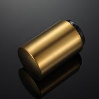 Premium Beer Bottle Opener (Gold) – Magnetic Automatic Push Down Opener – Stainless Steel Quick Cap Remover for Kitchen, Home Bar, Party, Restaurant