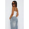 thumbnail image 4 of Women'S Basic Tank Top Adjustable Spaghetti Straps Sleeveless Camisole Shirts White S, 4 of 5