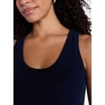thumbnail image 5 of Time and Tru Women's Ribbed Tank Top, Sizes XS-XXXL, 5 of 6