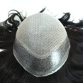 thumbnail image 3 of 8x10in Injection Skin 0.10-0.12mm with Diamond Net in Body Hair Replacement Mens Toupee 100% Human Hair Natural Wave, 3 of 6