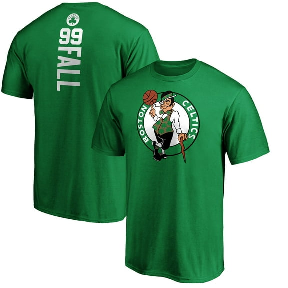 Men's Fanatics Tacko Fall Kelly Green Boston Celtics Playmaker Name & Number T-Shirt