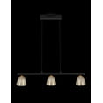 thumbnail image 3 of VONN Roma 36" ETL Certified Integrated LED Aluminum Chandelier - Black, 3 of 22