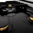 thumbnail image 4 of ZLINE 30 in. Autograph Edition Rangetop in Stainless Steel with Gold Accents (RTZ-30-G), 4 of 5