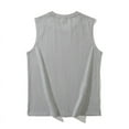 thumbnail image 2 of Hessimy Mens Sleeveless Tank Tops Workout Muscle Gym Shirt Athletic Bodybuilding Slim Fit T Shirts（Light Gray,XL), 2 of 3