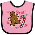 thumbnail image 3 of Inktastic Christmas Sweet Boys or Girls Baby Bib, 3 of 4
