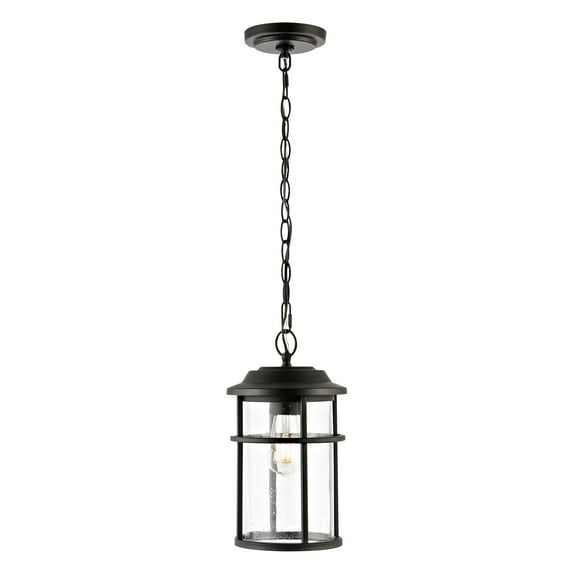 SAFAVIEH Cianna LED Matte Black Metal Wall Sconce with Clear Shade